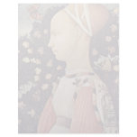 Portrait Of A Princess Ginevra D'Este By Pisanello Customized Letterhead