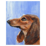Portrait of a red dachshund letterhead design