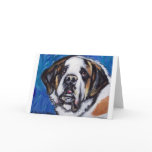 Portrait of a Saint Bernard cards