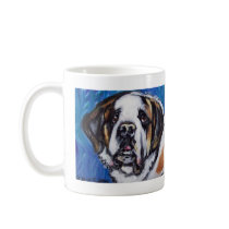 Portrait of a Saint Bernard Mug
