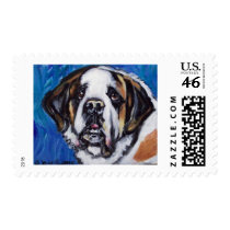 Portrait of a Saint Bernard Postage