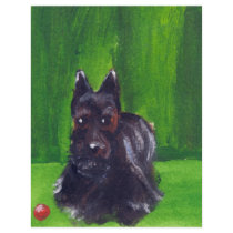 Portrait of a Scottish Terrier flyers
