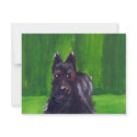 Portrait of a Scottish Terrier invitations by zadajeanne Portrait of a Scottish Terrier invitations