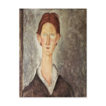 Portrait of a Student, c.1918-19 Postcard