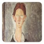 Portrait of a Student, c.1918-19 Stickers