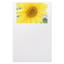 Portrait of a Sunflower stationery by Incatneato Portrait of a Sunflower stationery