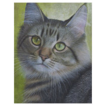 Portrait Of A Tabby flyers by KarenHullArt Portrait Of A Tabby flyers