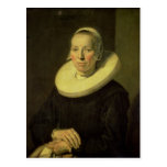 Portrait of a woman, 1644 post card