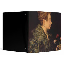 Portrait of a Woman 3 Ring Binders