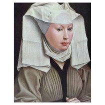 Portrait Of A Woman By Weyden Rogier Van Der Flyer Design