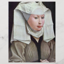 Portrait Of A Woman By Weyden Rogier Van Der Flyers