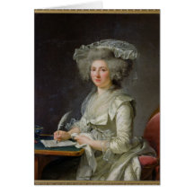 Portrait of a Woman, c.1787 Greeting Cards