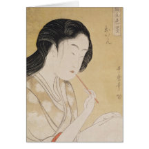 Portrait of a Woman Card