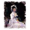Portrait of a Woman in White posters by Blacknight Portrait of a Woman in White posters