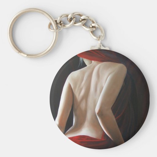 Portrait of a Woman Key Chain