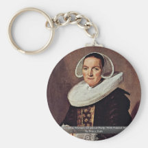 Portrait Of A Woman Of About Forty Keychain