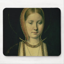 Portrait of a woman, possibly Catherine of Aragon Mousepads