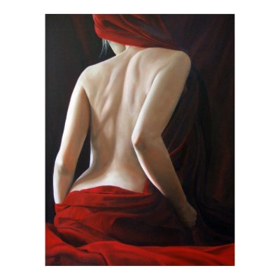 Portrait of a Woman Print by Modernlifeform