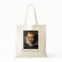 Portrait of a Young Girl Tote Bags