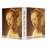 Portrait Of A Young Girl By Rembrandt Harmensz. binders