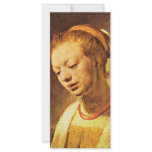 Portrait Of A Young Girl By Rembrandt Harmensz. Rack Card Template