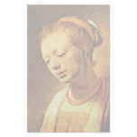 Portrait Of A Young Girl By Rembrandt Harmensz. Customized Stationery
