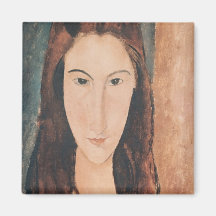 Portrait of a Young Girl Magnet