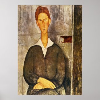 Portrait of a Young Man - Amedeo Modigliani