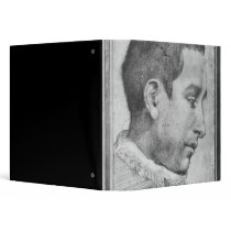 Portrait of a young man binders