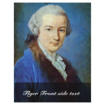Portrait Of A Young Man By Bernard Pierre Full Color Flyer