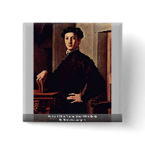 Portrait Of A Young Man With Book Button