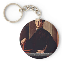 Portrait Of A Young Man With Book Key Chains