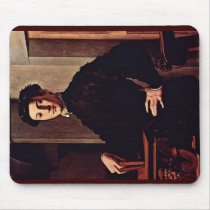 Portrait Of A Young Man With Book Mouse Pad