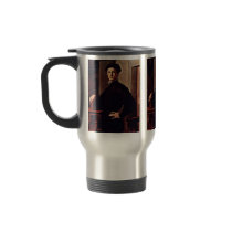 Portrait Of A Young Man With Book Mugs