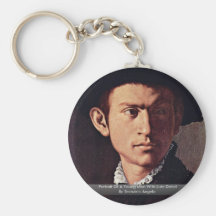 Portrait Of A Young Man With Lute Detail Keychains