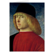 Portrait of a Young Senator, 1485-90 Greeting Cards