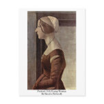 Portrait Of A Young Woman By Sandro Botticelli Post Cards