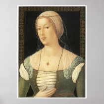 Portrait of a Young Woman, c. 1508 Poster
