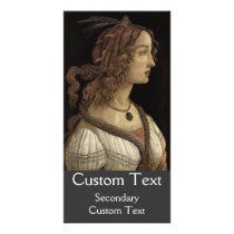 Portrait of a Young Woman Photo Card Template