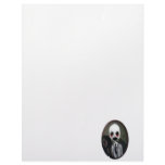 portrait of a zombie custom letterhead