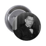 Portrait of Abolitionist Booker T. Washington Button