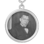 Portrait of Abolitionist Booker T  Washington Necklaces