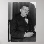 Portrait of Abolitionist Booker T  Washington Print