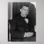 Portrait of Abolitionist Booker T. Washington Print