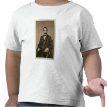 Portrait of Abraham Lincoln (1809-65) (b/w photo) Shirts
