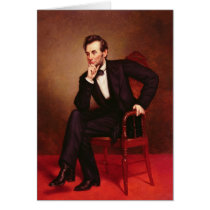 Portrait of Abraham Lincoln Card