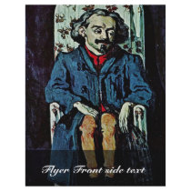 Portrait Of Achille Emperaire By Paul Cézanne Flyers