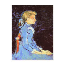 Portrait of Adeline Ravoux, Vincent van Gogh Postcards