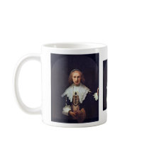 Portrait Of Agatha Bas By Rembrandt Harmensz. Van Coffee Mug