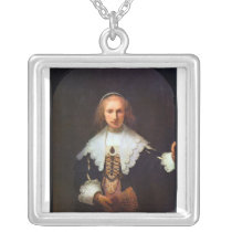 Portrait of Agatha Bas by Rembrandt Necklaces